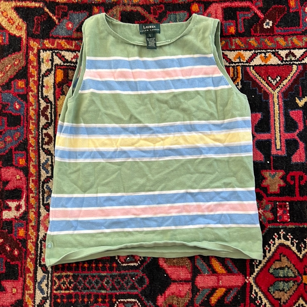 Ralph Lauren large preppy sweater vest